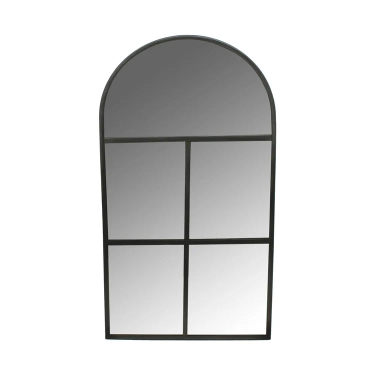 Archway Black Outdoor Mirror