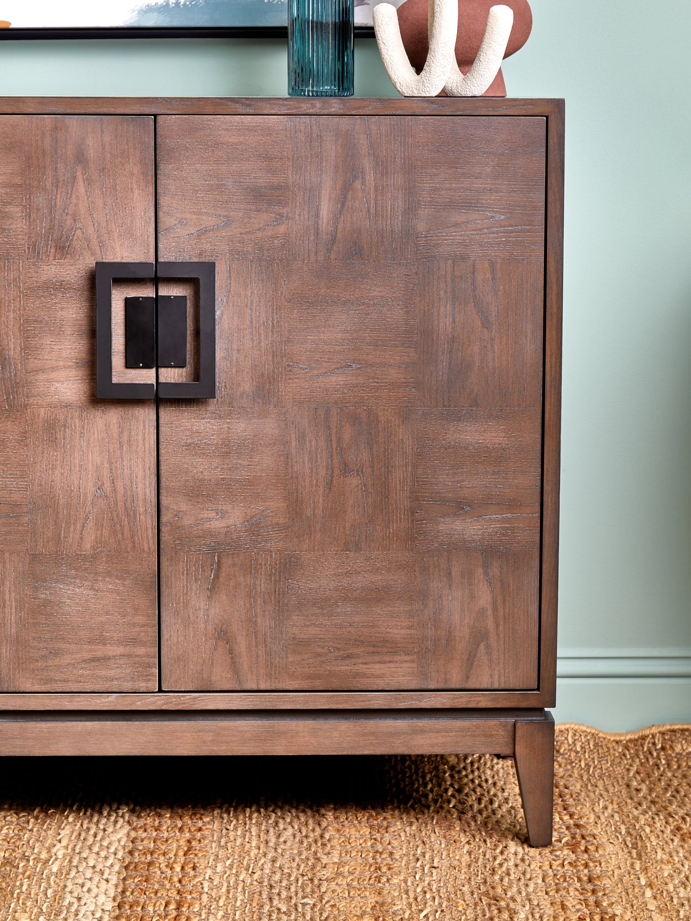 Verona 2 Door Antique Grey Sideboard