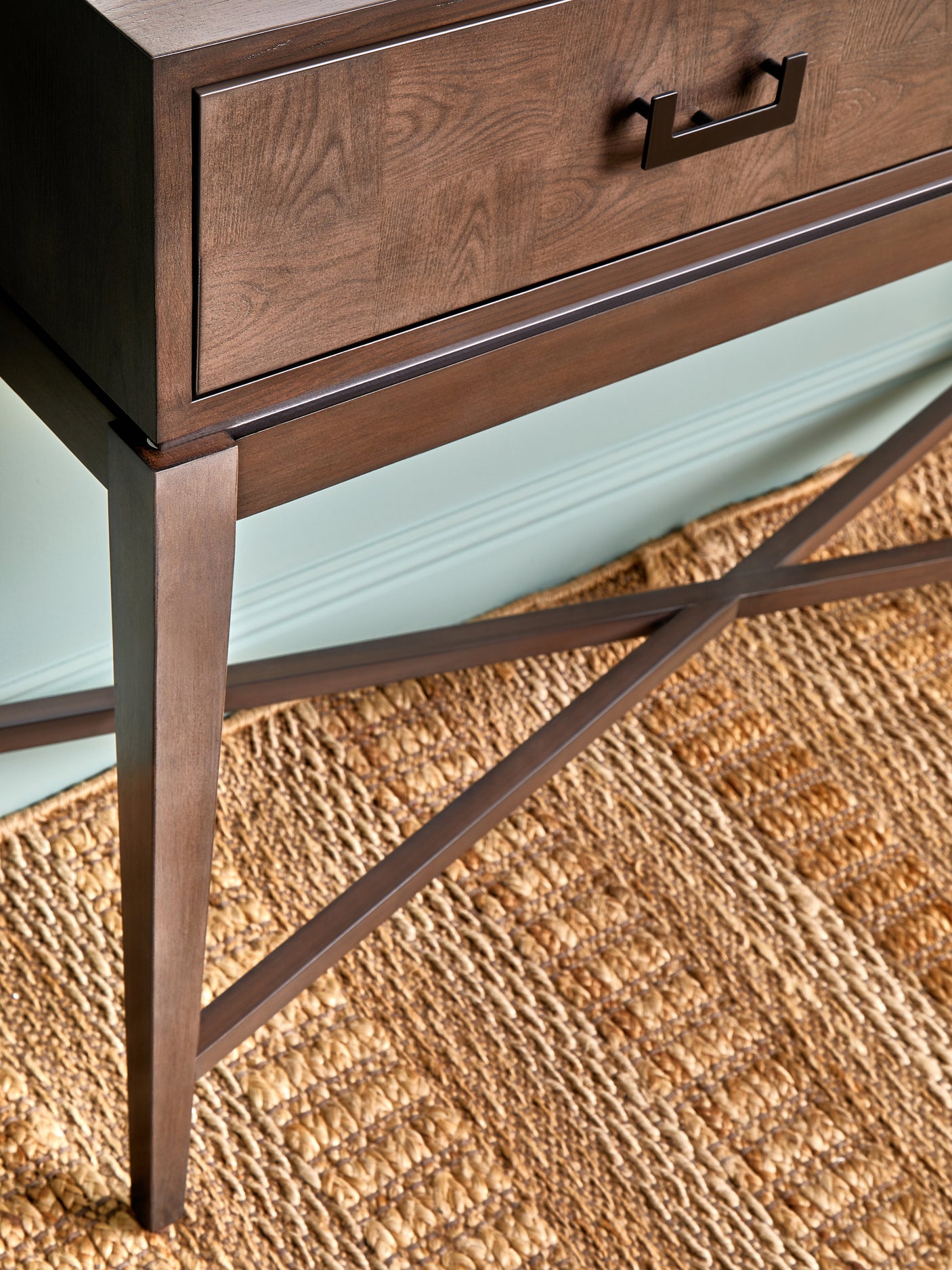 Verona Antique Grey Console Table