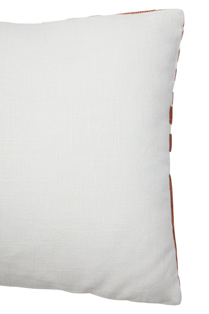 Nuvia Elora Natural and Terracotta Cushion