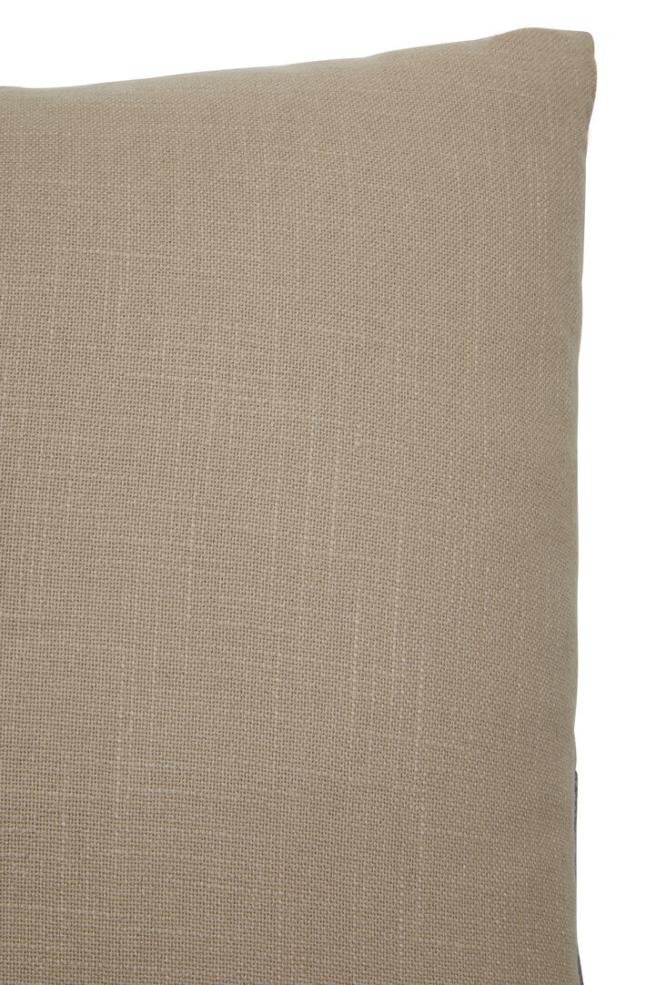 Nuvia Elora Natural And Grey Square Cushion