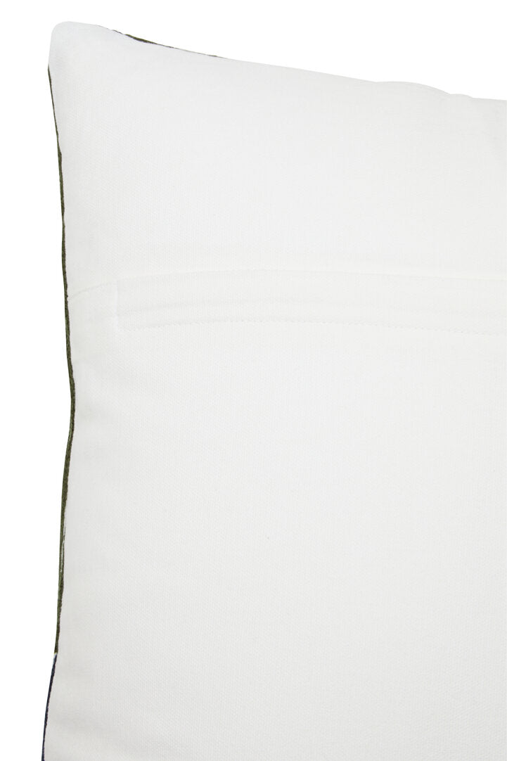 Nuvia Elora Green And White Cushion