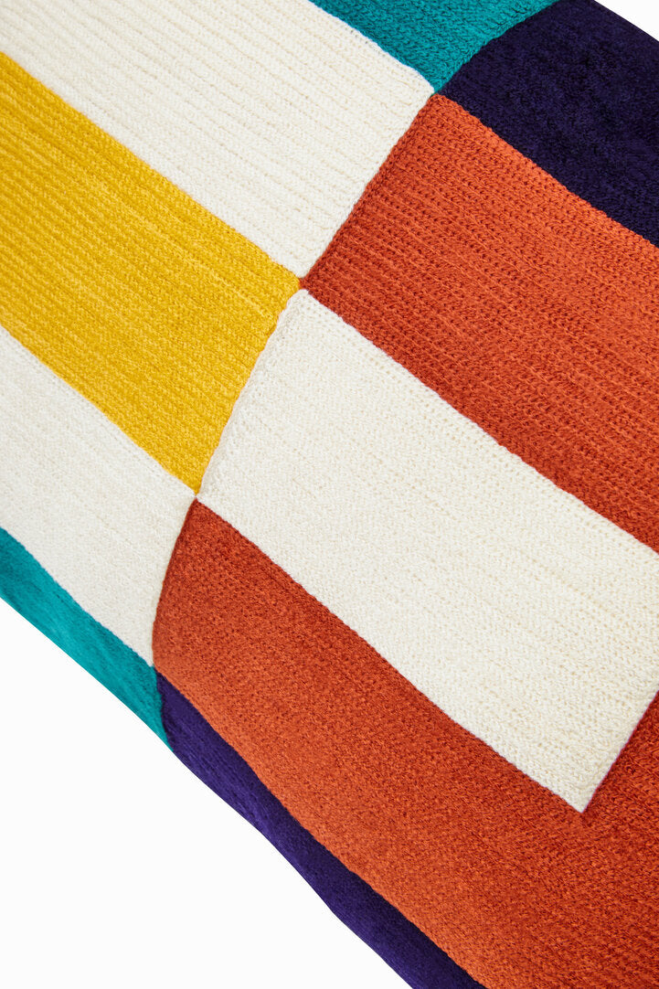 Nuvia Elora Multi Coloured Rectangular Cushion