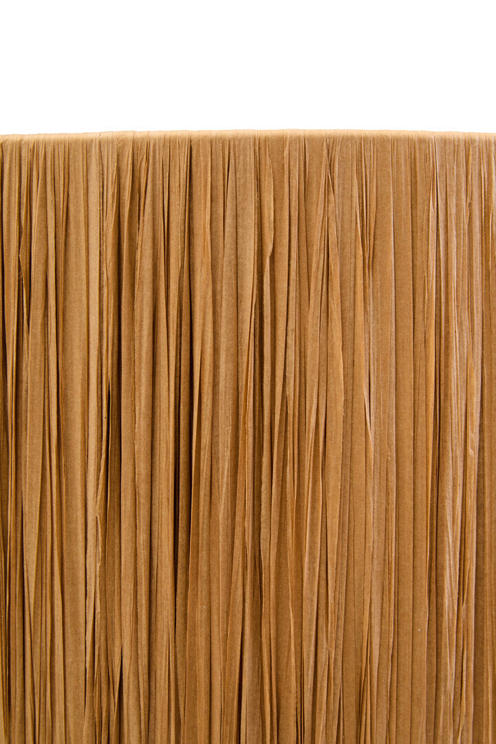 Luma Natural Papier Mache Table Lamp With Natural Raffia Shade