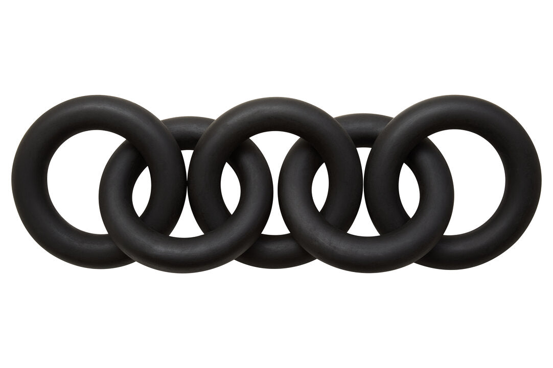 Silva Black Wood 5 Link Chain Decor