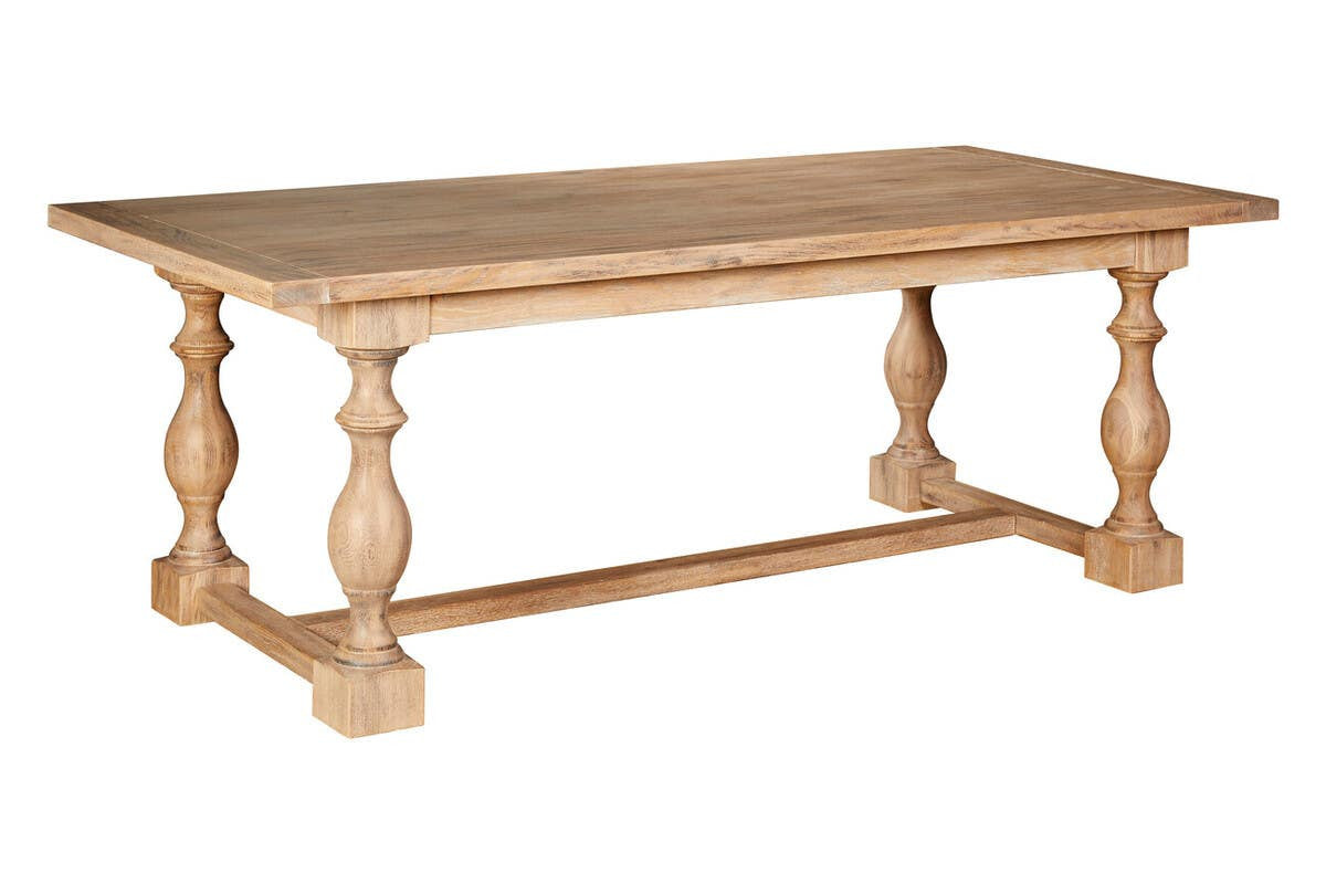 Arden Whitewashed Oak Dining Table