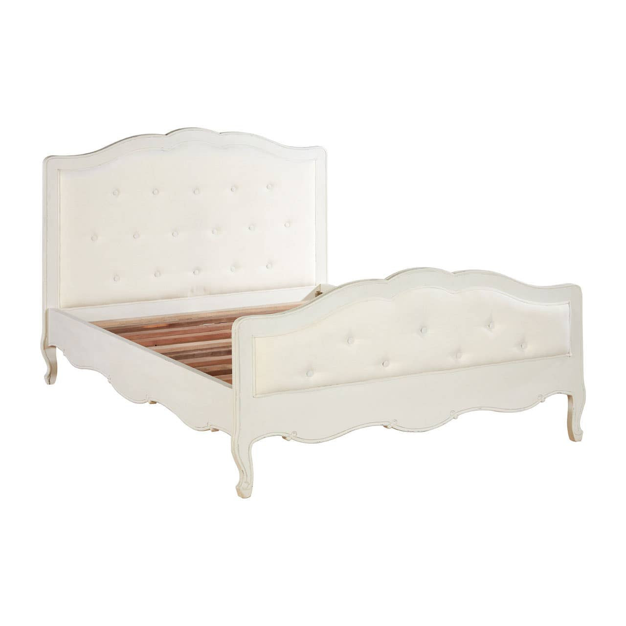 Vienne White Double Bed