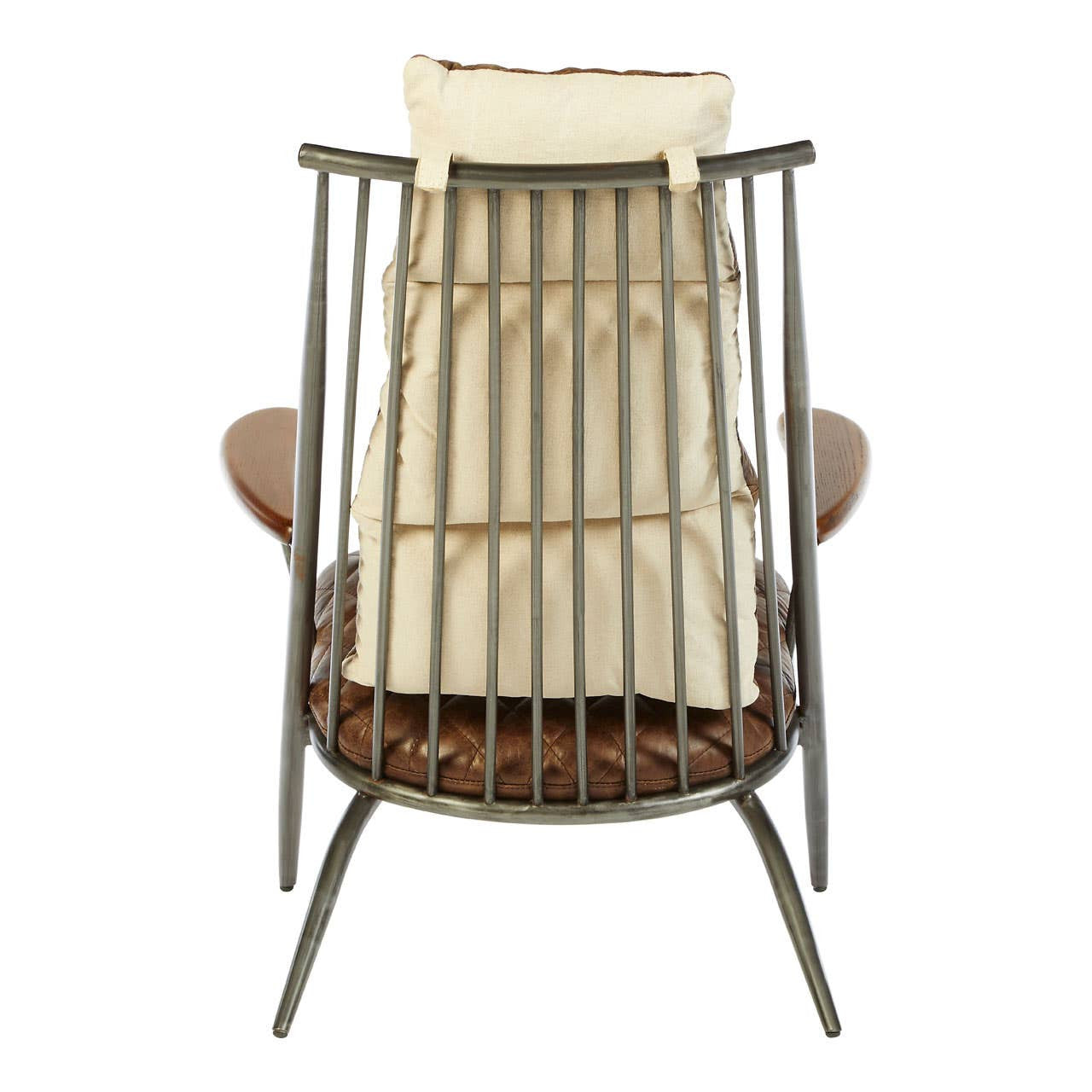 Durango Brown Leather Cocktail Chair