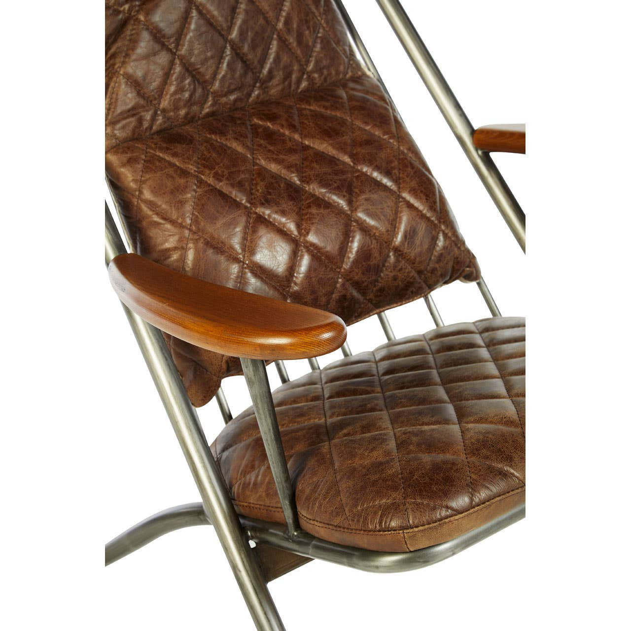 Durango Brown Leather Cocktail Chair