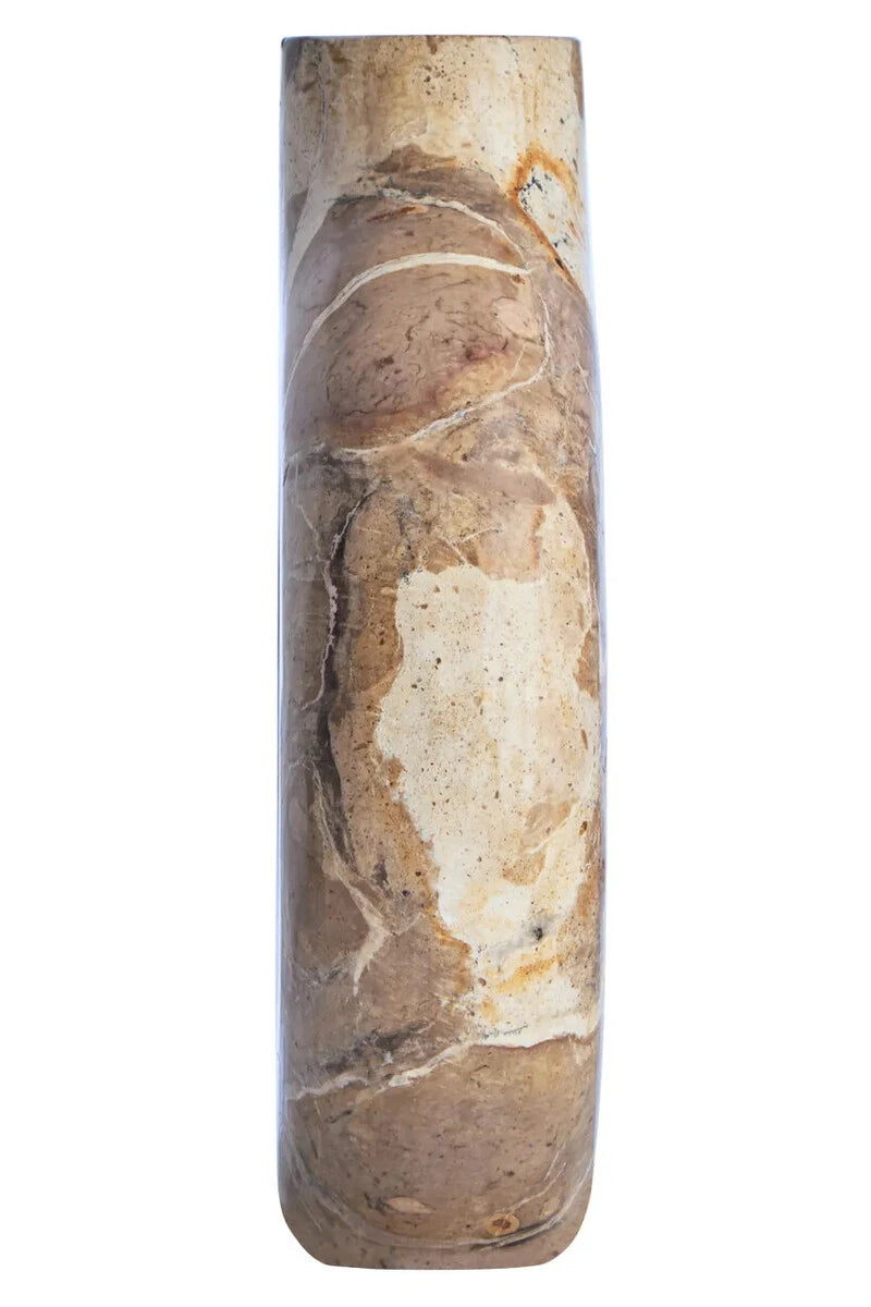 Ossa Chocolate Marble Candle Holder, alternative view.