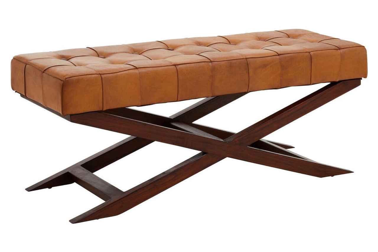 Tierra Bench With Cross Base