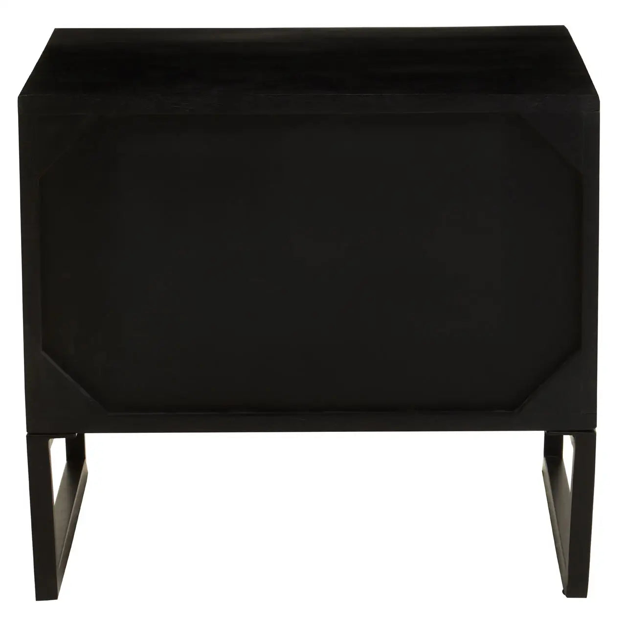 Axis Two Drawer Bedside Table with Bone Inlay