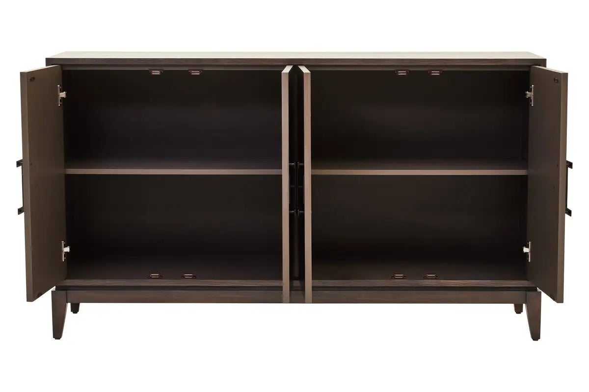 Verona 4 Door Antique Grey Sideboard
