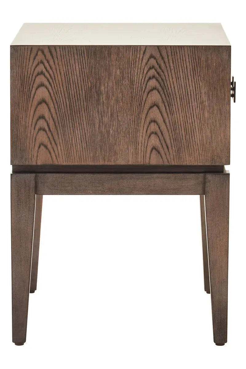 Verona Antique Grey Bedside Table