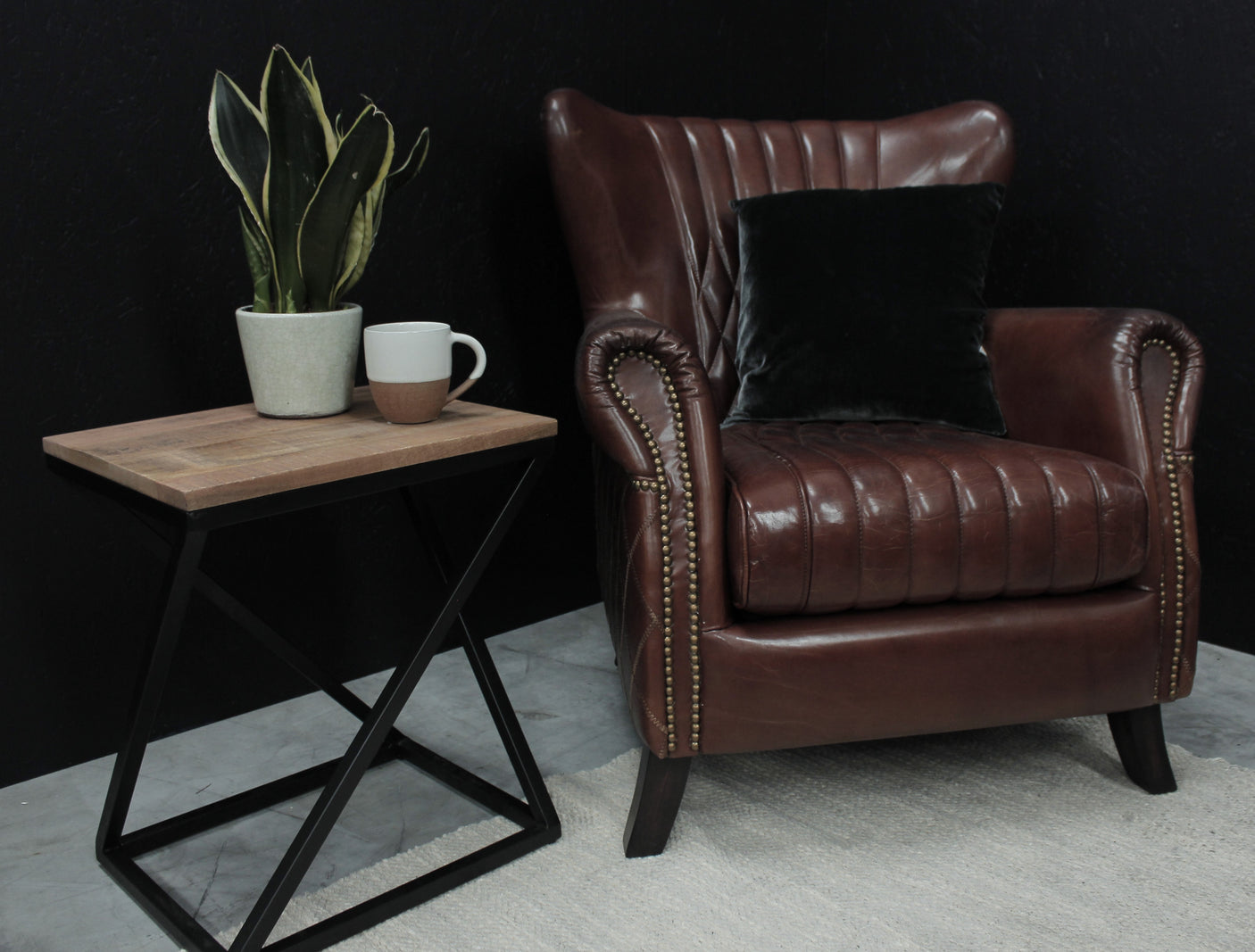 Vintage Leather Aston Club Chair