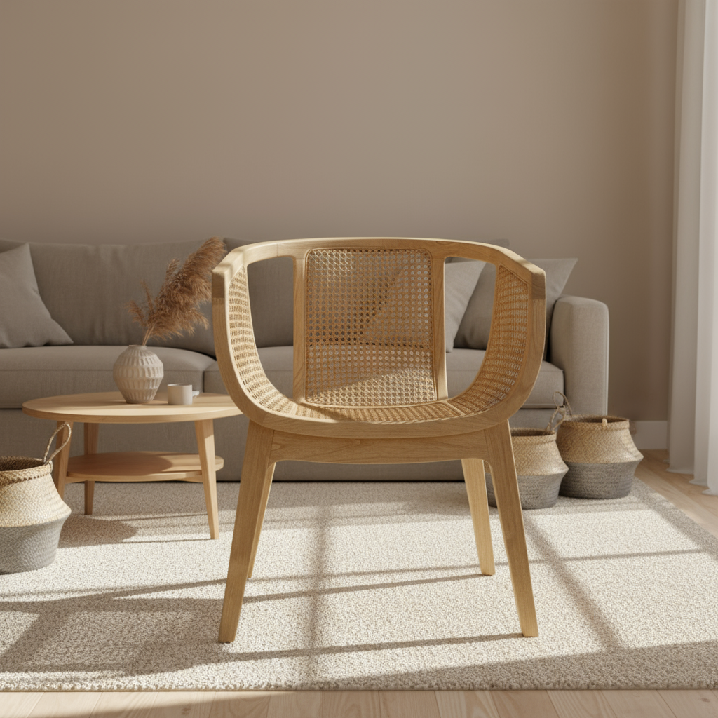Rattan Tub Dining Chair