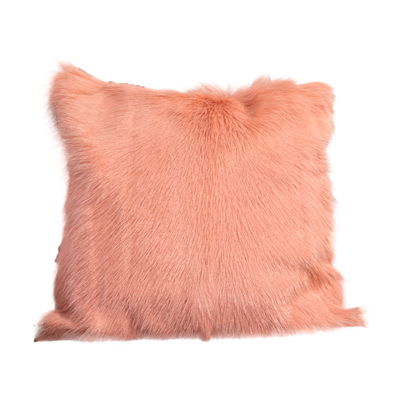 Pink Goatskin Cushion 45x45cm