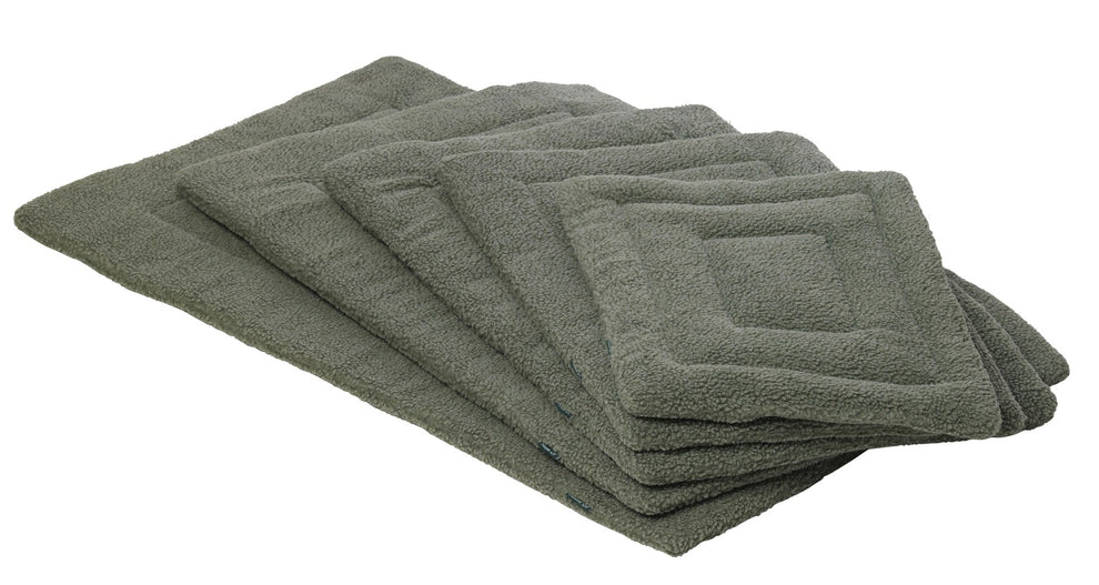 Moss Green Berber Fleece Crate Mat