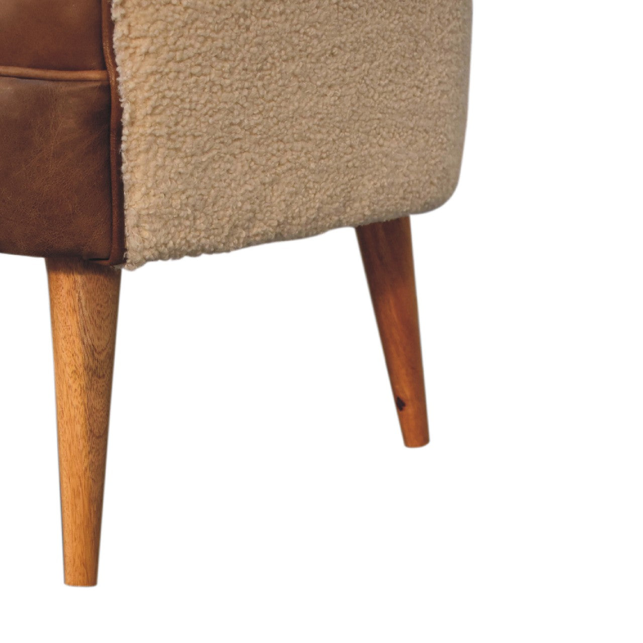 Bouclé Cream Buffalo Armchair