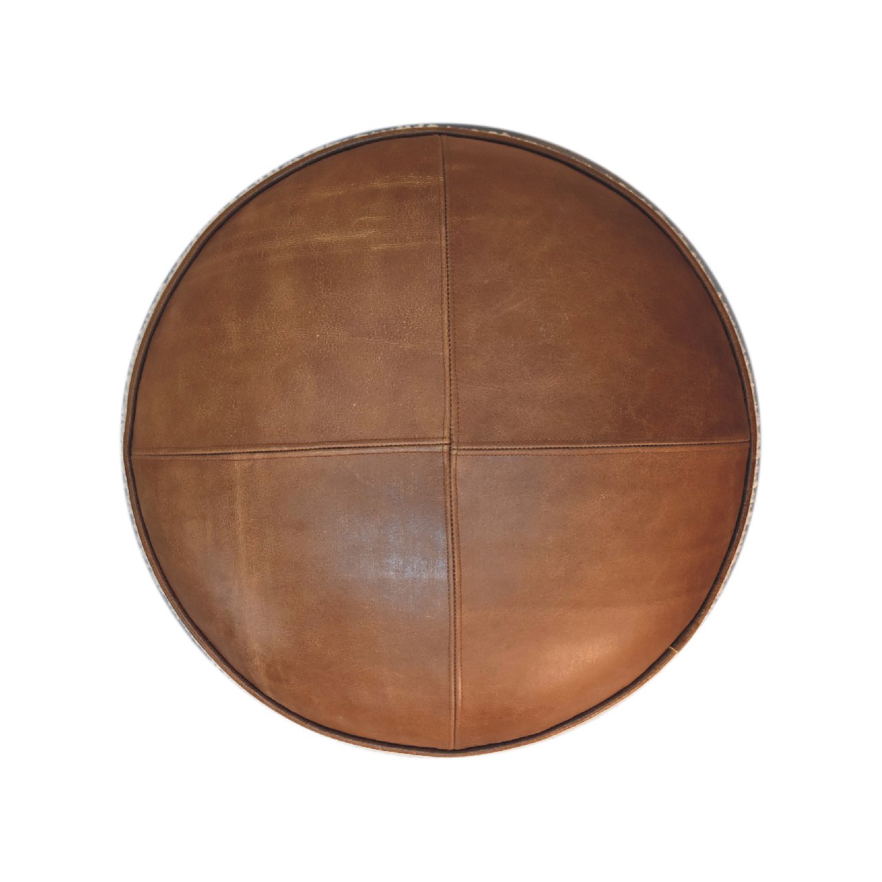 Cream Bouclé Buffalo Footstool