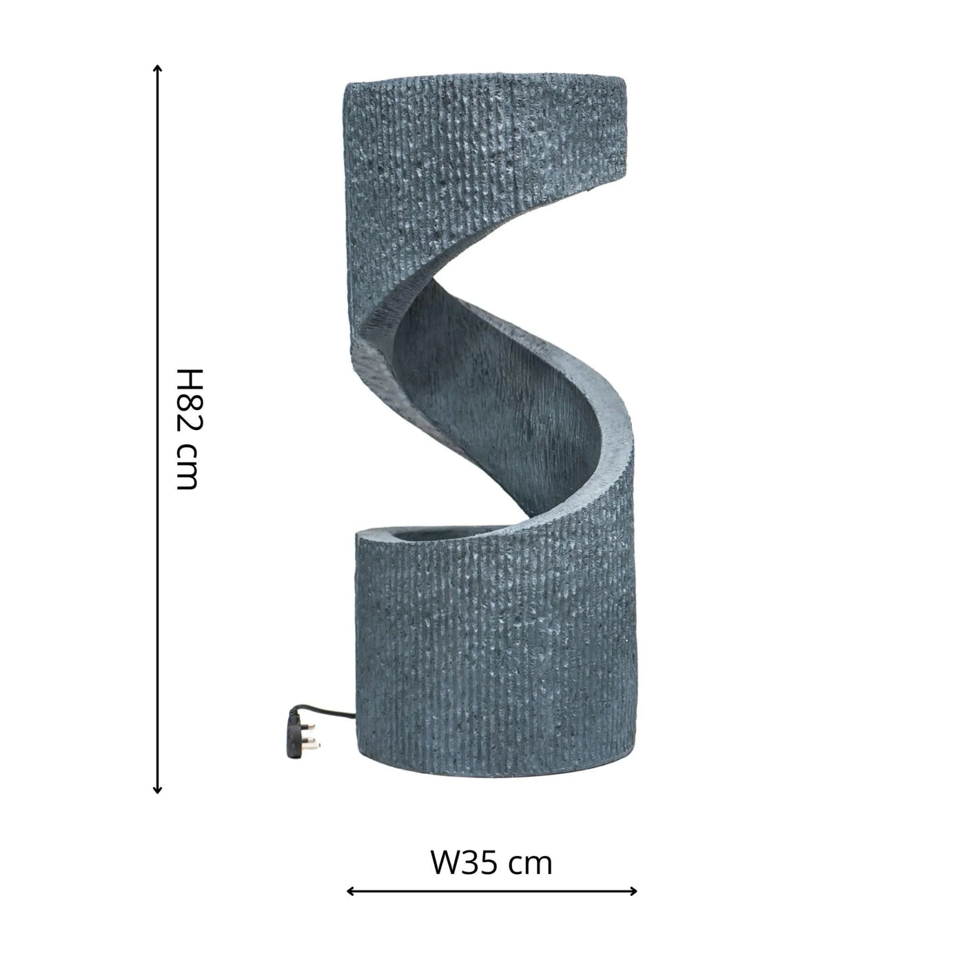 Outdoor Spiral Water Feature