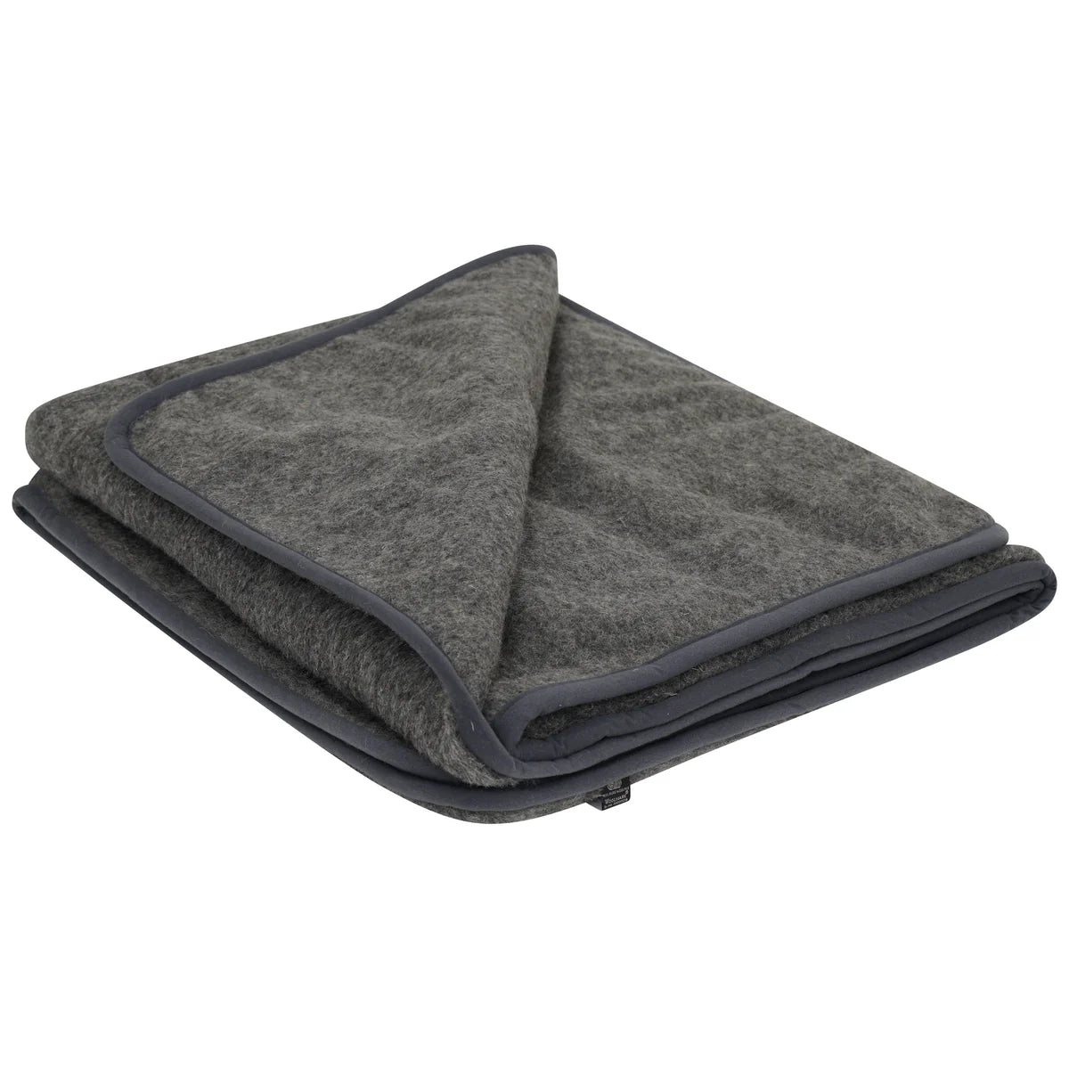 Grey Merino Wool Blanket