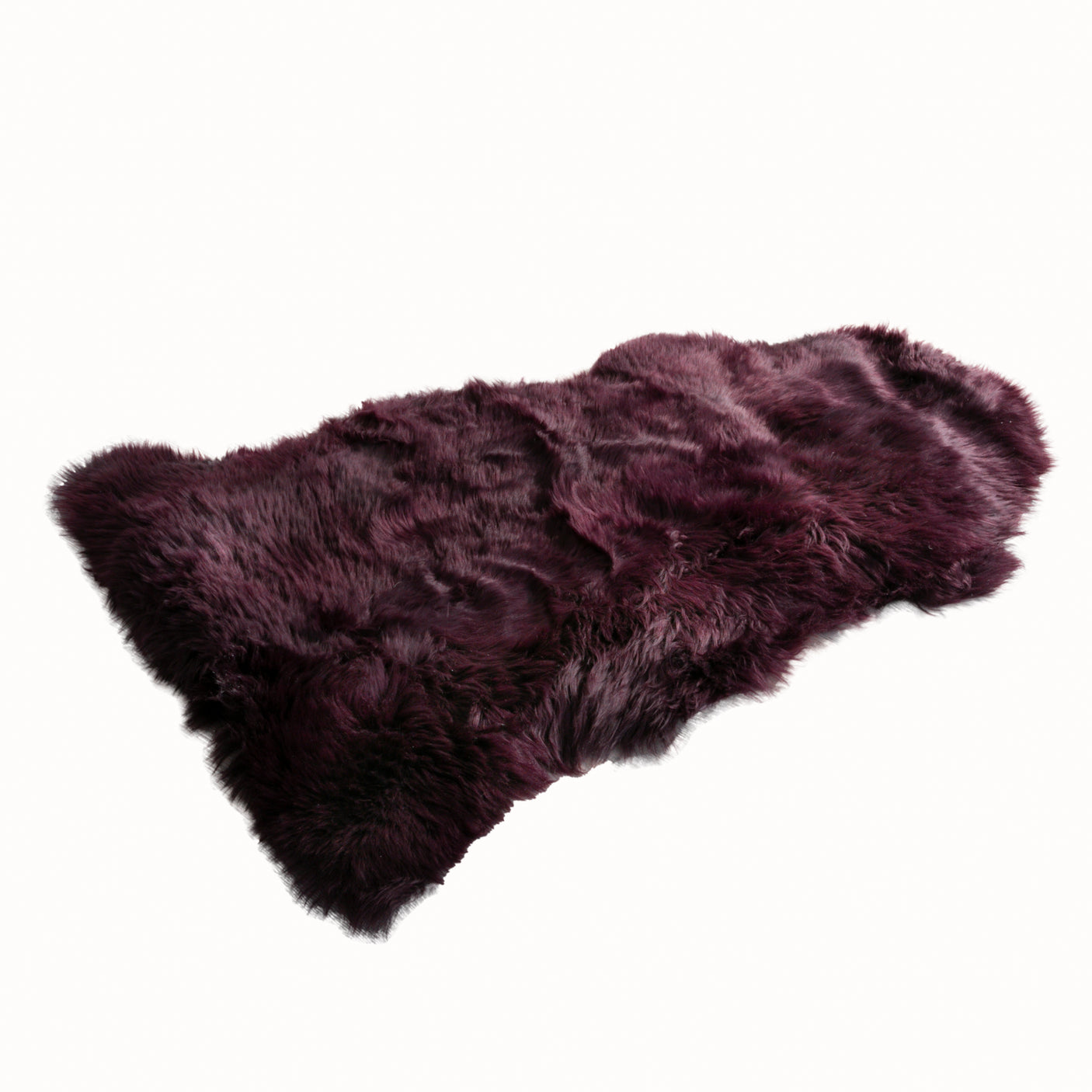 Purple Sheepskin Rug XXL
