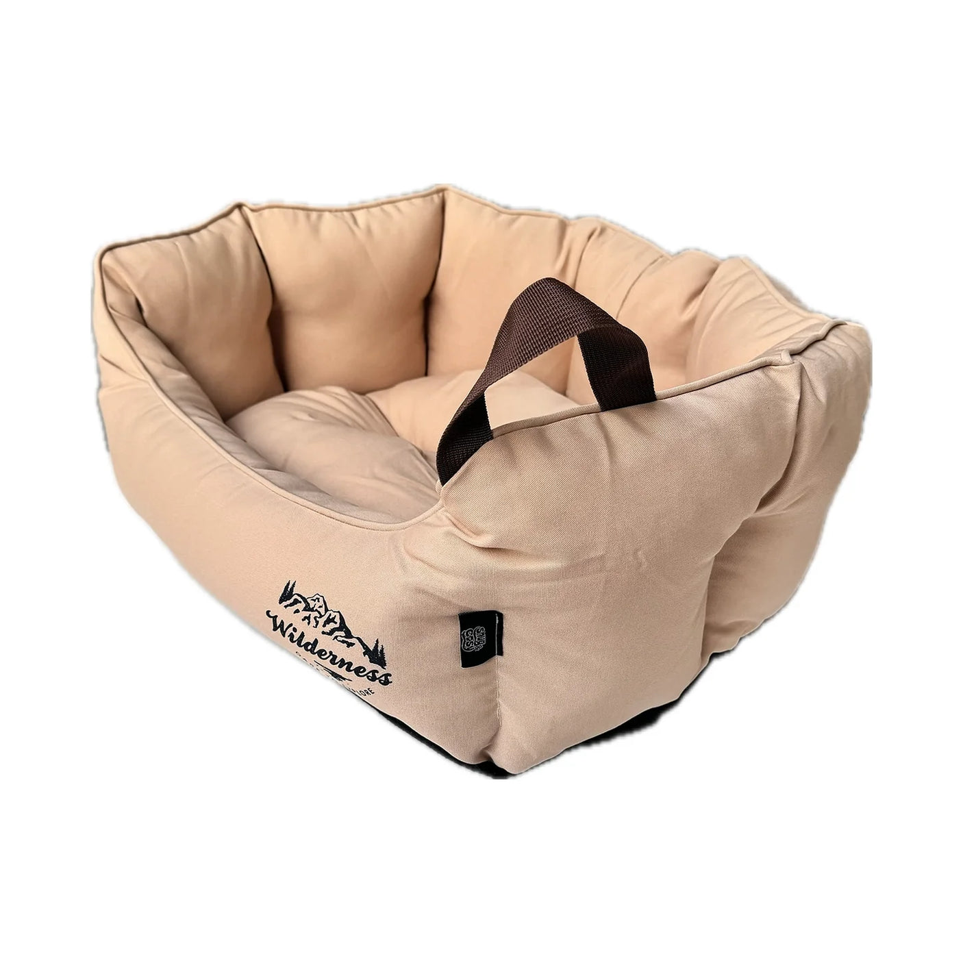 Wilderness Snuggle Dog Bed Camel