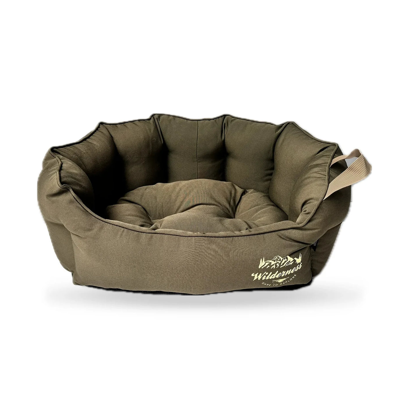 Wilderness Snuggle Dog Bed Olive