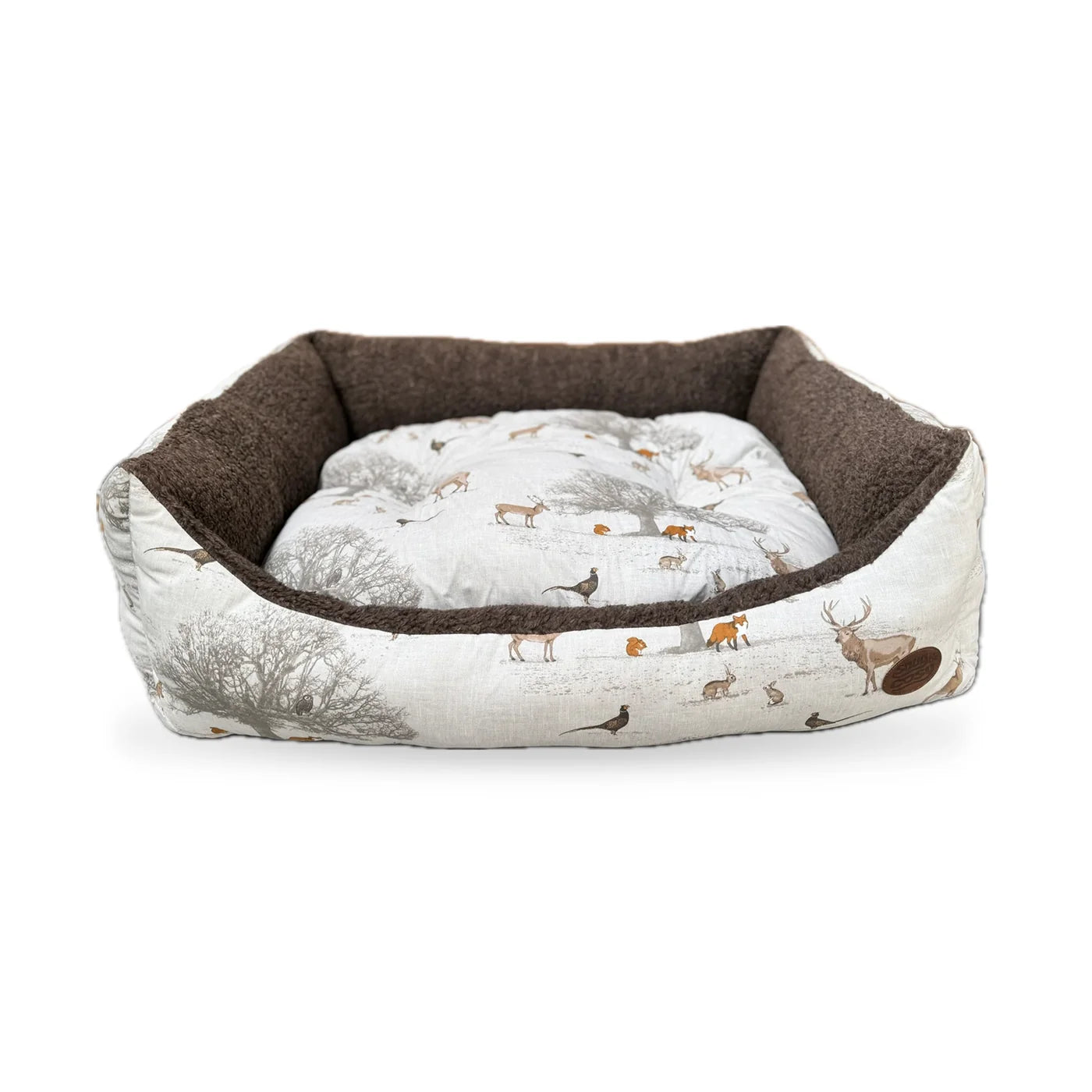 The Woodland Collection Fleece Lined Dog Bed