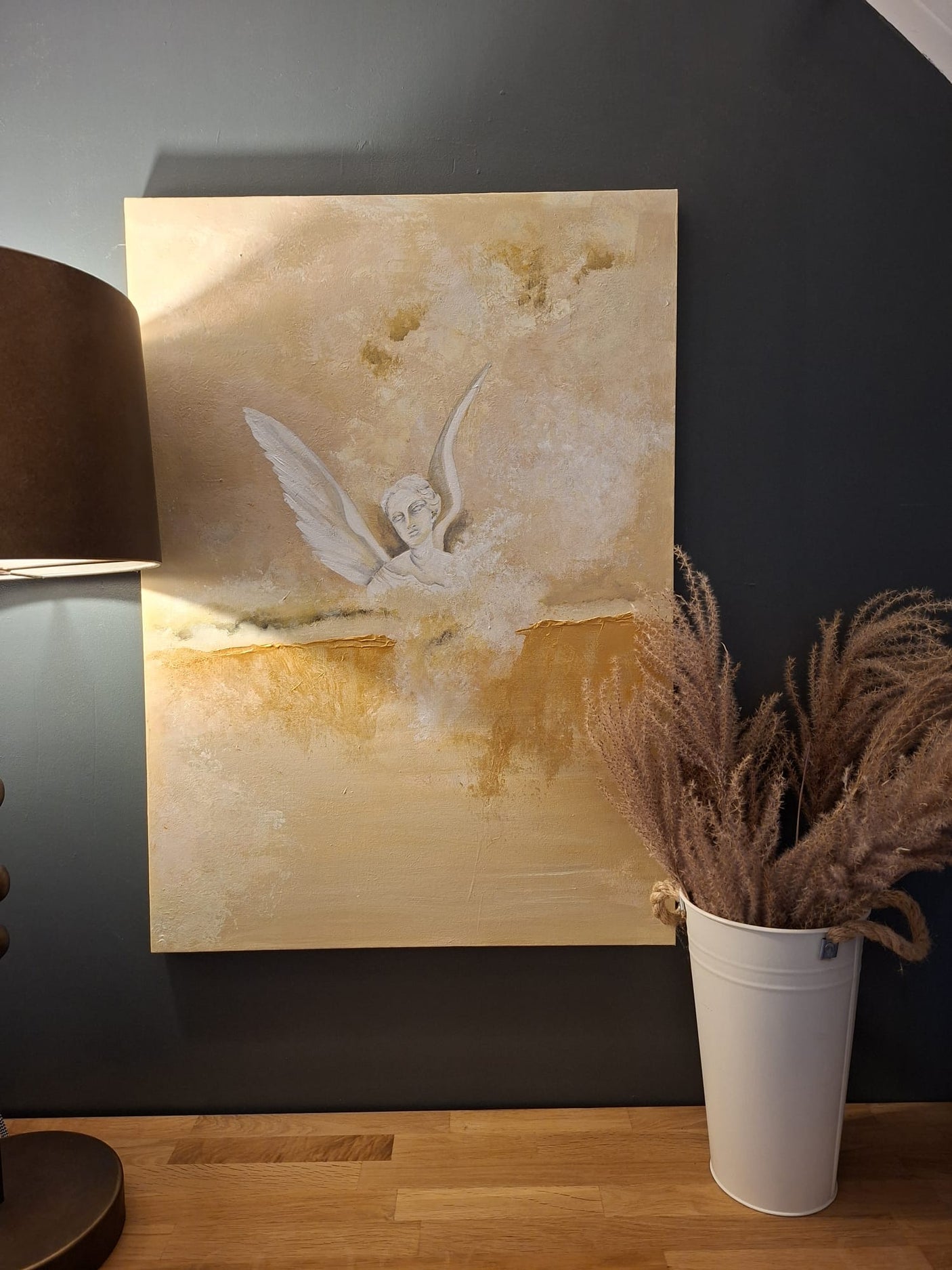 Ascend – Original Hand Painted Sculptural Canvas Art