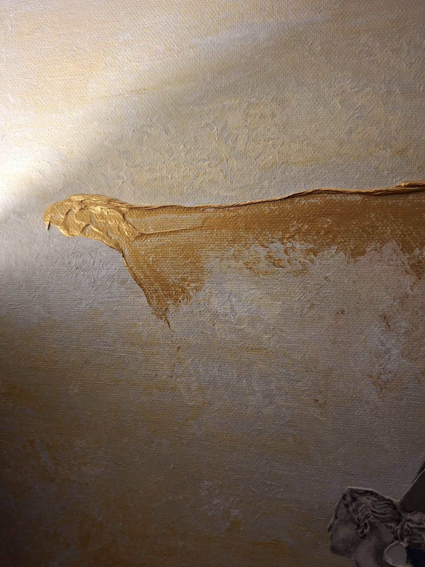 Ascend II – Original Hand Painted Classical Figure Canvas Art