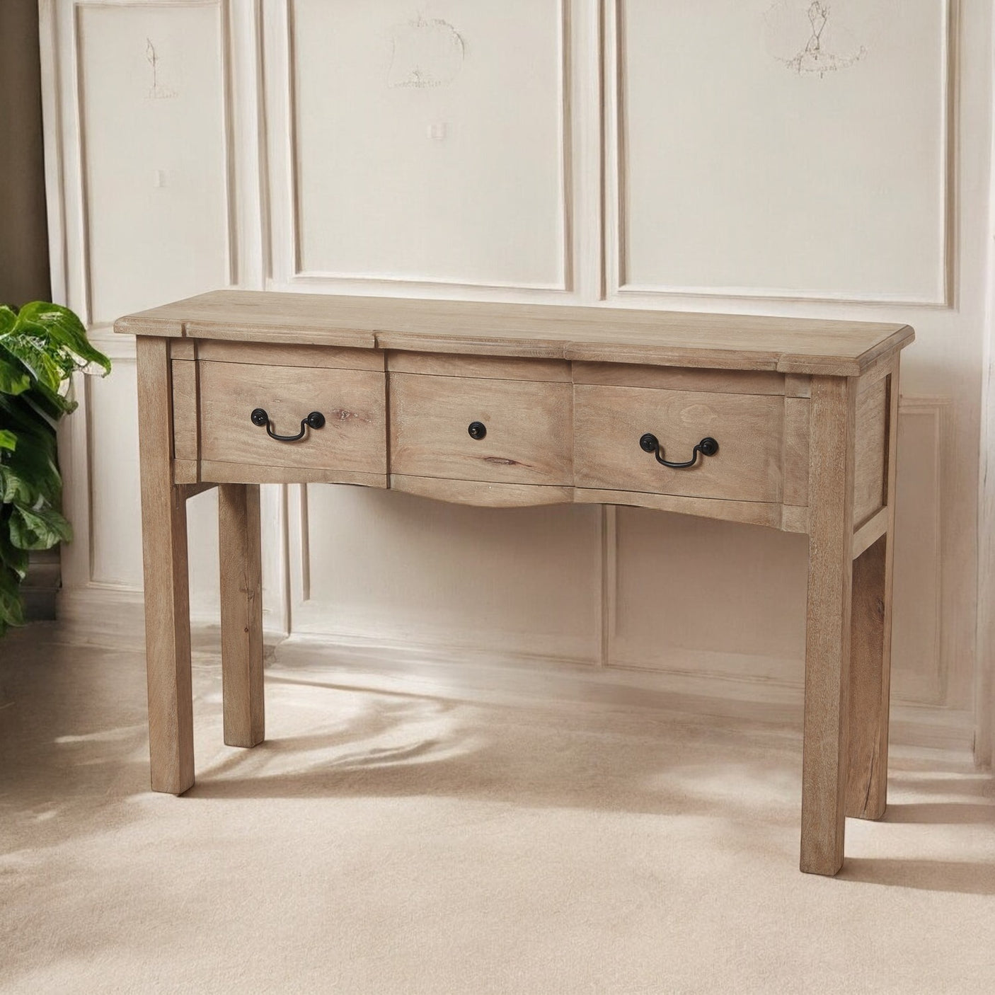 Copgrove Collection 3 Drawer Console Table