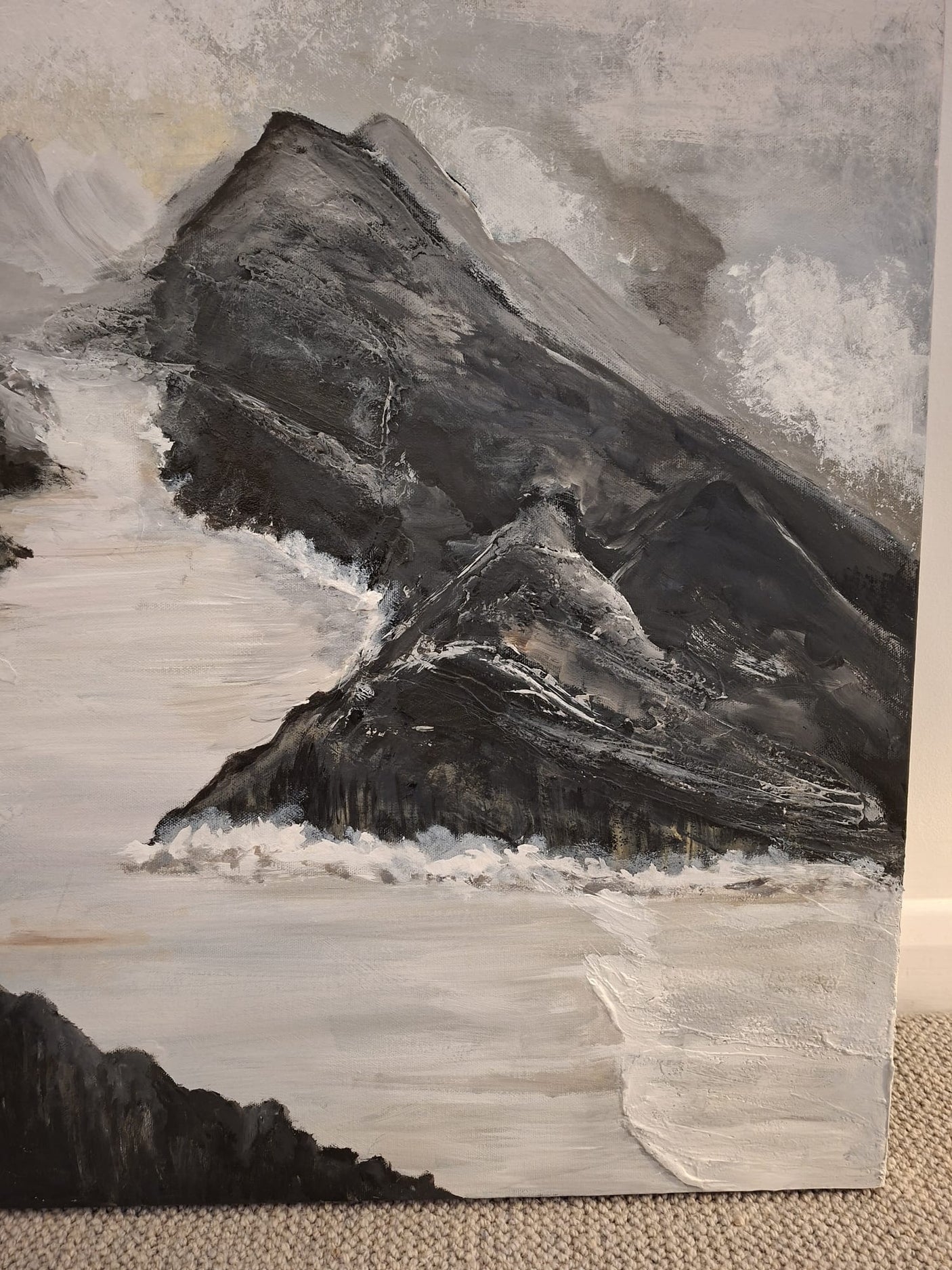 After The Storm – Original Hand Painted Acrylic Contemporary Canvas Art