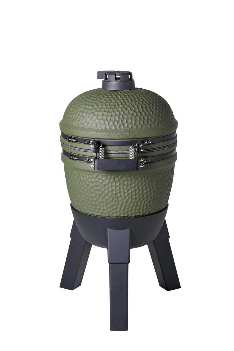 Moddern Kamado Barbecue Olive Green With Aluminium Base & Legs