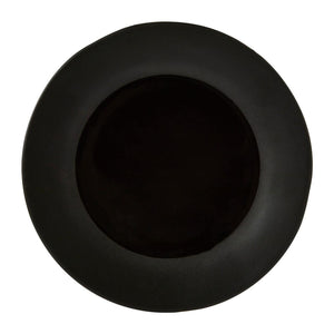 Vara Black Stoneware Dinner Plate