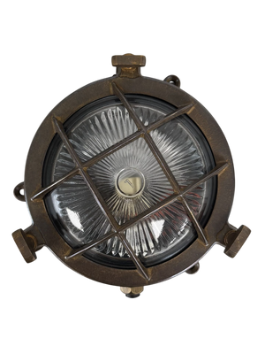 Mini Compass Guard Bulkhead Outdoor Wall Light