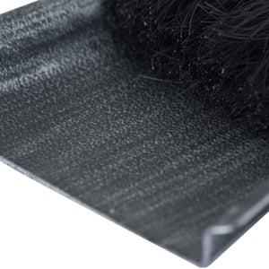 Crook Handled Brushed Steel Hearth Tidy Set