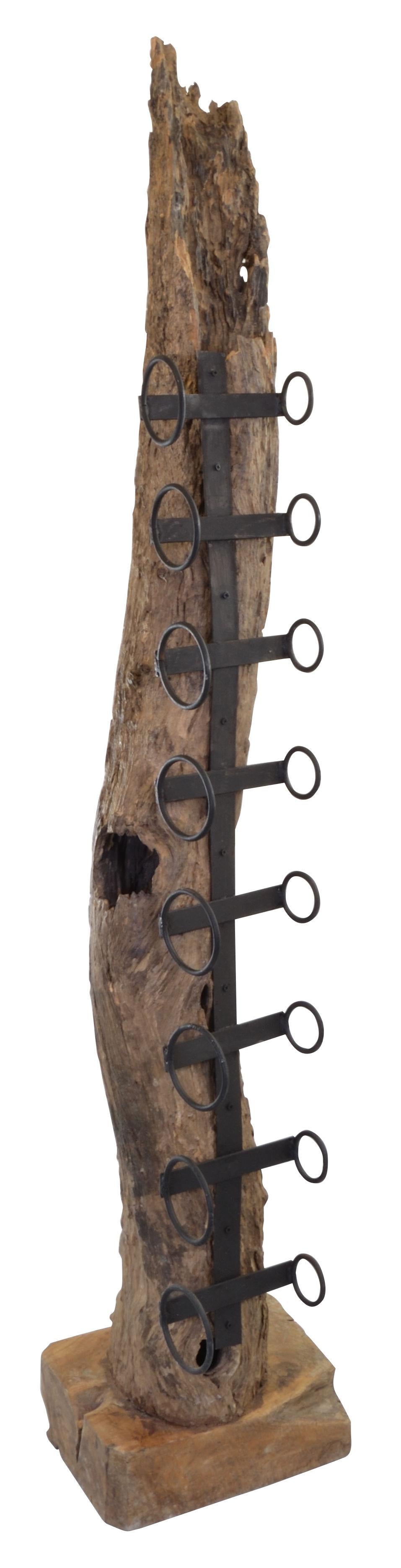 Teak Tree Root Wine Rack