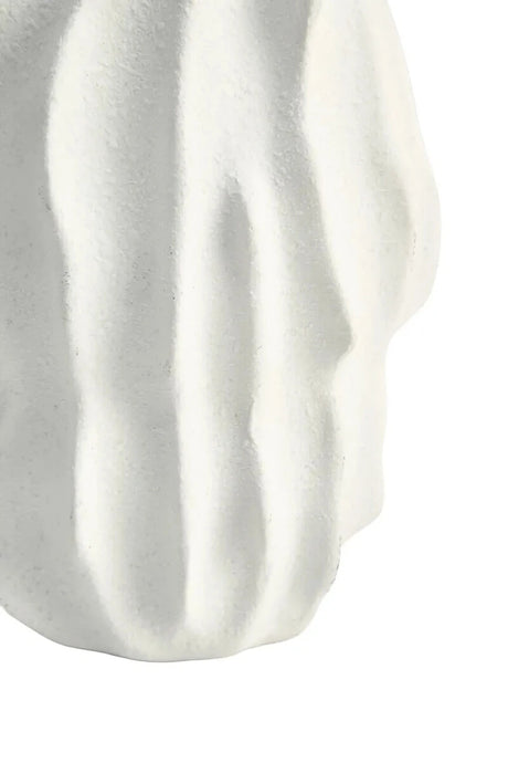Soren White Textured Bud Vase, alternative view.