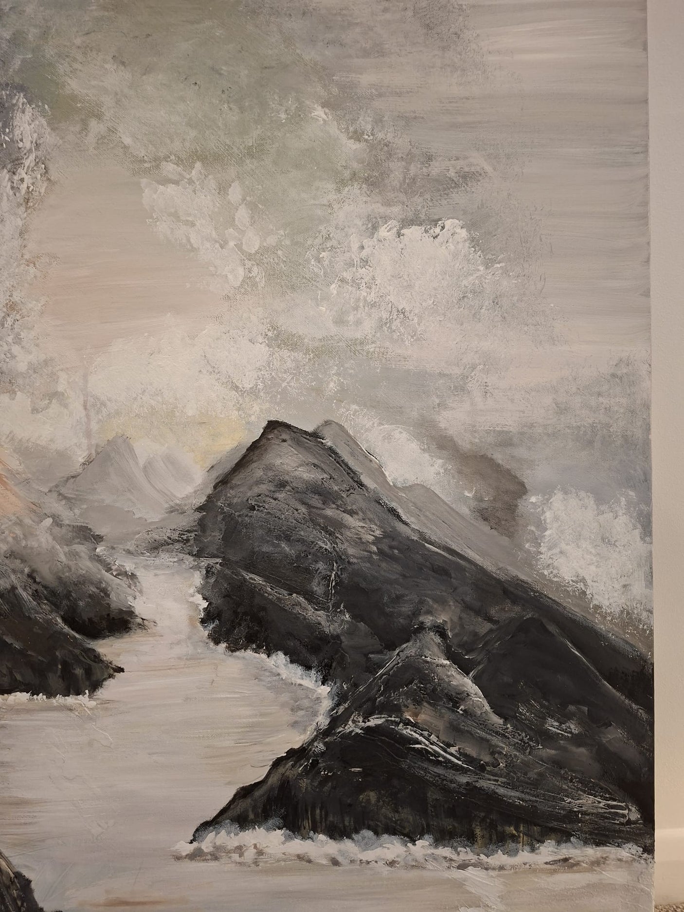 After The Storm – Original Hand Painted Acrylic Contemporary Canvas Art