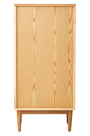 Arden Rattan & Oak 4 Drawer Chest of Drawers