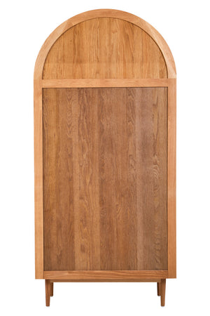 Arden Rattan & Oak 2 Door Wardrobe