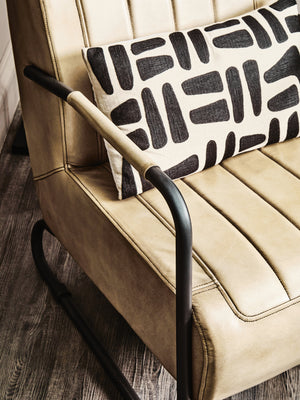 Forge Tan Leather Armchair