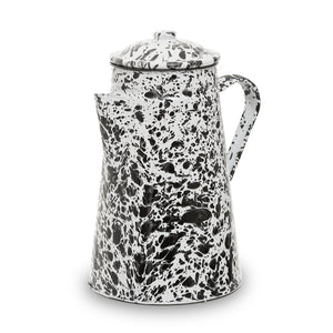 Vara Black And White Patterned Teapot