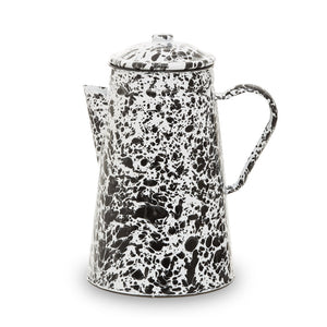 Vara Black And White Patterned Teapot