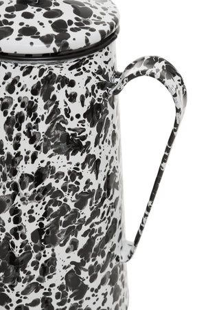 Vara Black And White Patterned Coffee Pot