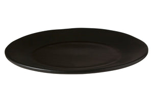 Vara Black Stoneware Dinner Plate