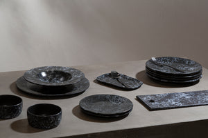 Vara Marble Effect Serving Platter