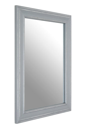 Oxford Grey Frame Rectangular Wall Mirror